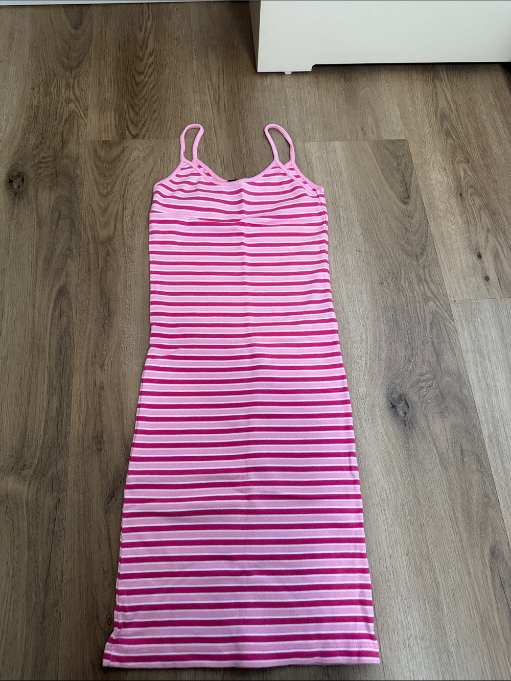 Brandy Melville Pink Striped Tank Dress